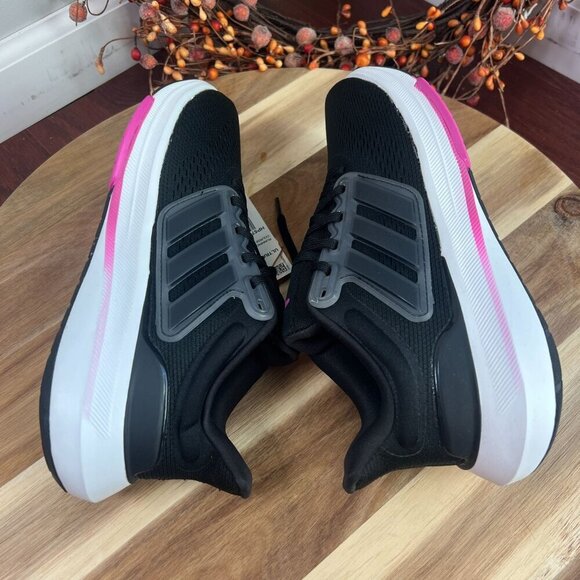 Adidas Ultrabounce  Running Athletic Shoe Sz 6.5US Black Lucid Fuchsia HP5785 - Picture 7 of 12